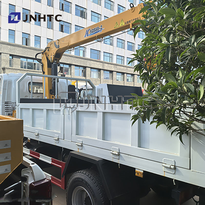 China Top Howo 4x2 camión de carga ligera grúa hidráulica montada 3Ton 4Ton 5Ton grúa telescópica de recolección
