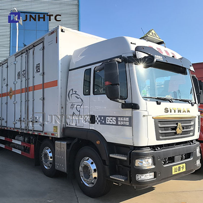 SITRAK Transporte de mercancías peligrosas personalizado Camión de carga 4x2 Fuegos artificiales diesel Camión de reparto inflamable