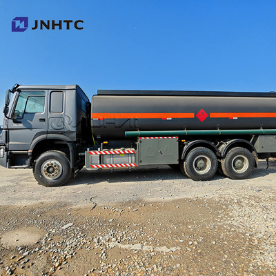 Camión cisterna de aceite Howo 6x4 380hp Capacidad 10 ruedas 20000 litros Camión cisterna de combustible de alta resistencia de acero