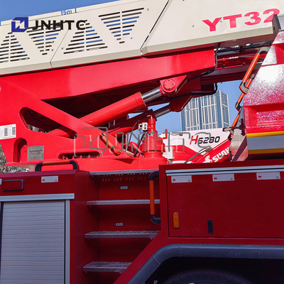 Camión de bomberos para el rescate de edificios de gran altura