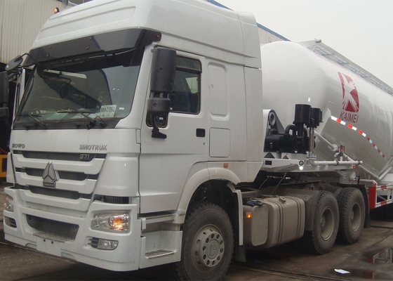 371 dirección resistente del camión ZF del cemento de los remolques 6X4 del poder de HP semi