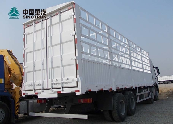 Camión pesado del cargo de A7 Howo Sinotruk 8x4 50T con el contenedor para mercancías de la longitud de los 7M