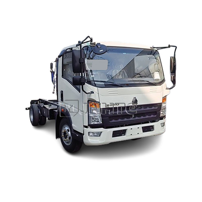 HOWO 4x2 carga ligera mini furgoneta de carga caja camión China chasis del camión