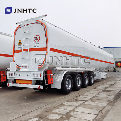 4 Ejes 75000L Tanque de combustible de hierro acero Semi Triller para la venta