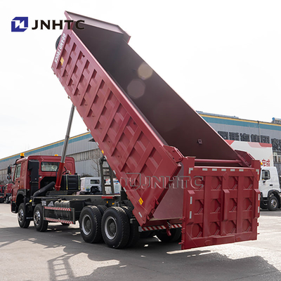 Nuevo camión Howo 8x4 de 40 metros cúbicos de 12 ruedas de 430 caballos de fuerza