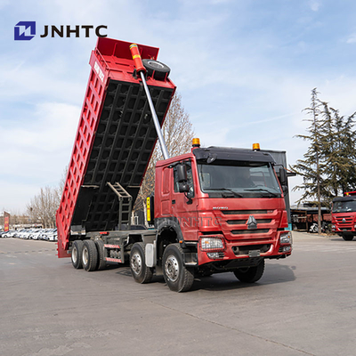Nuevo camión Howo 8x4 de 40 metros cúbicos de 12 ruedas de 430 caballos de fuerza