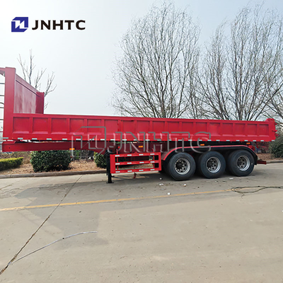 China Marca 3 Eje Camiones hidráulicos de granos Remolques Dumping Rear End Dump Tipper Semi camiones Remolque para camiones