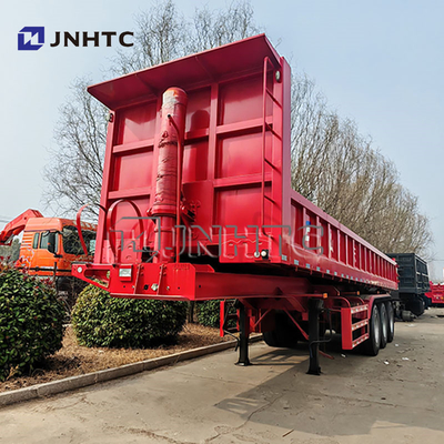 China Marca 3 Eje Camiones hidráulicos de granos Remolques Dumping Rear End Dump Tipper Semi camiones Remolque para camiones