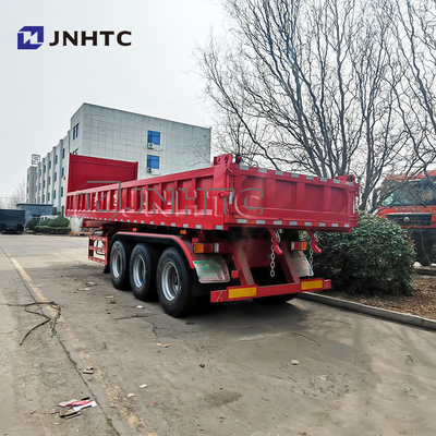 China Marca 3 Eje Camiones hidráulicos de granos Remolques Dumping Rear End Dump Tipper Semi camiones Remolque para camiones