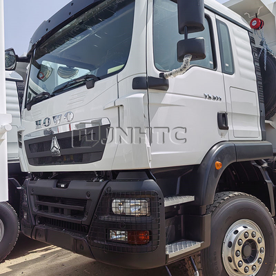 Sinotruk HOWO TX 371HP camión de descarga diesel 10 ruedas 6X4 transmisión manual motor Weichai Euro 2 con volante