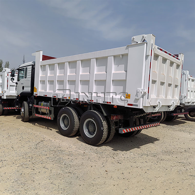 Sinotruk HOWO TX 371HP camión de descarga diesel 10 ruedas 6X4 transmisión manual motor Weichai Euro 2 con volante