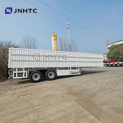 2 ejes 3 ejes 20 toneladas-40 toneladas de caja de carga semirremolque con 40 pies-45 pies de pared lateral de transporte