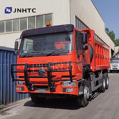 Camión de carga pesada Sinotruck Howo Camion 6x4 10 ruedas 400 hp 30Ton camión de tirón con red antirrobo