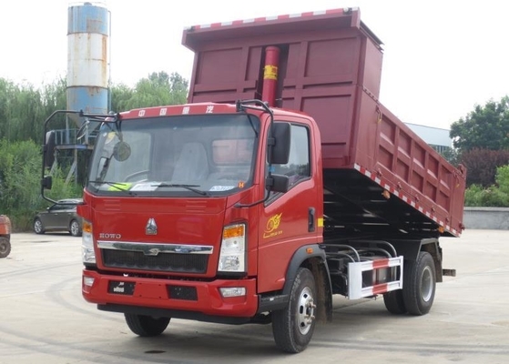 Camión volquete de la tonelada de CNTCN Sinotruk HOWO 4x2 10-15 con el motor diesel y el cuerpo de la descarga de 8 Cbm