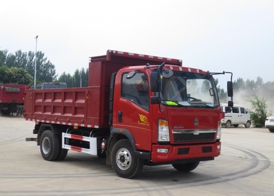 Camión volquete de la tonelada de CNTCN Sinotruk HOWO 4x2 10-15 con el motor diesel y el cuerpo de la descarga de 8 Cbm