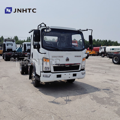 Sinotruck Howo 4x2 5 toneladas 8 toneladas de carga ligera / camión de descarga chasis combustible diesel Euro 2 emisiones dirección izquierda