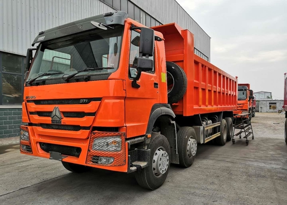 Camión volquete resistente del camión volquete de SINOTRUK 371 HP 8×4 50 toneladas que cargan 28CBM
