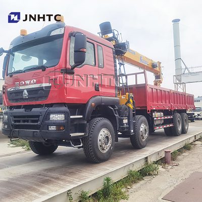 Precio de fábrica SINOTRUK HOWO TX 371HP Camión de carga de 20 toneladas con grúa de pluma recta montada para la venta