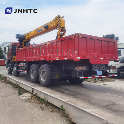 Precio de fábrica SINOTRUK HOWO TX 371HP Camión de carga de 20 toneladas con grúa de pluma recta montada para la venta