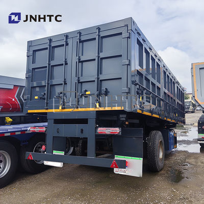 3 Axles Transporting Van Semi Trailer Aluminum Steel 30 Ton Van Box Trailer Van Cargo Truck Box Semi Trailer with Side Open Door