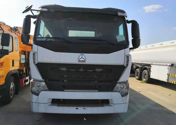 A7 6 * 4 engrasan el material del poder de caballo del camión de reparto 380 Q345 con el tanque 20cbm