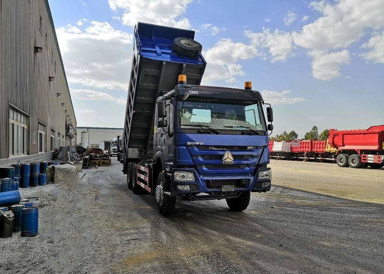 Camión volquete resistente del volquete del poder de caballo del azul 371