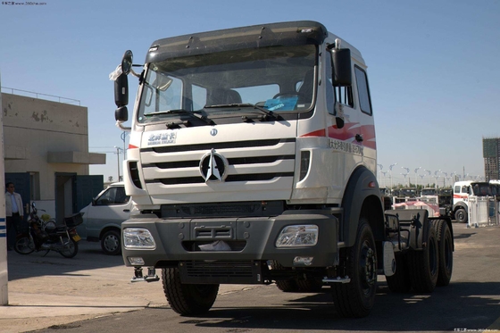 Euro3 motor y remolque de la recirculación de los gases de escape 340hp Beiben 6x4 con vida de servicio larga