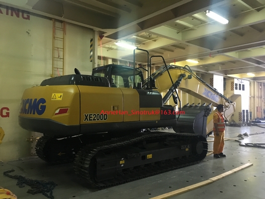 Xcmg XE200D máquina oficial del excavador del equipo de la construcción de carreteras de 21,5 toneladas