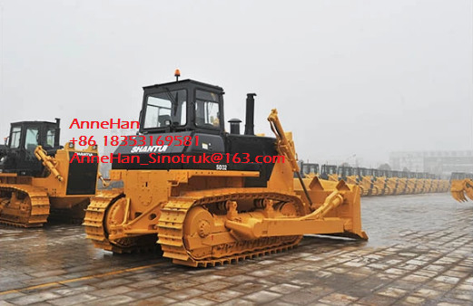 Equipo amarillo de la niveladora de Shantui SD32 del color pequeño con Cummins Engine