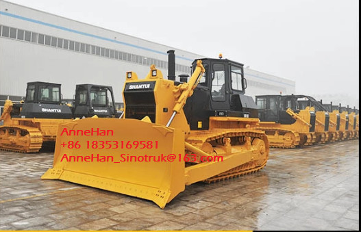 Equipo amarillo de la niveladora de Shantui SD32 del color pequeño con Cummins Engine