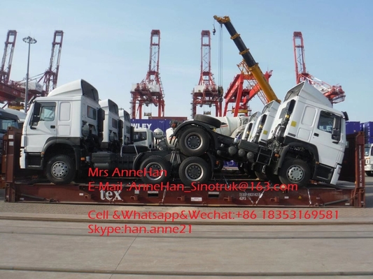 el camión 6x4 10 del tractor de 420hp Sinotruk Howo7 rueda la cabina HW76 para la remolque 50T