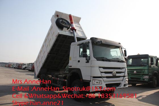 El camión volquete delantero Sinotruk resistente Howo7 40T 18M3 6x4 10 de la elevación rueda