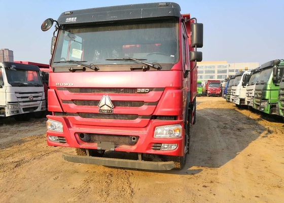 Equipo resistente del camión volquete 6x4 de HOWO con el camión volquete internacional del color rojo 371hp