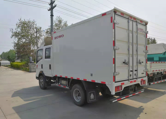 Los camiones comerciales de poca potencia del cargo diesel, la caja de poca potencia acarrean 20 Cbm