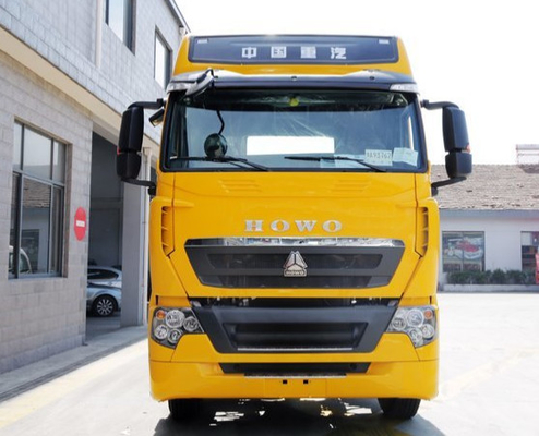 Estándar de emisión amarillo del euro II del camión 290hp del tractor de Sinotruk 4x2 Howo del color