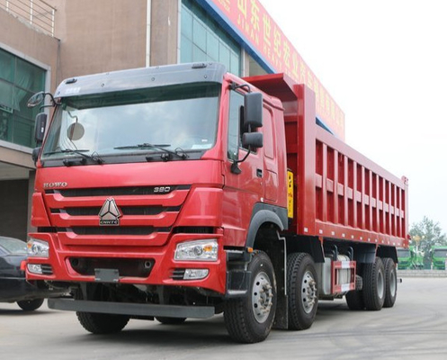 12 estándar resistente del euro II del camión volquete SINOTRUK HOWO 8X4 de la rueda ISO CCC