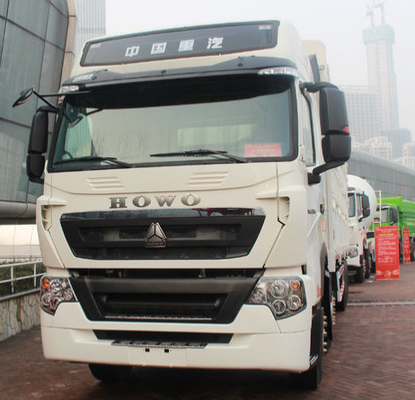 50T camión de la participación de la caja de la capacidad 450hp SINOTRUK HOWO A7 8x4/camión del camión del cargo
