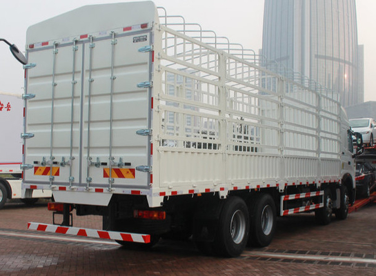 50T camión de la participación de la caja de la capacidad 450hp SINOTRUK HOWO A7 8x4/camión del camión del cargo
