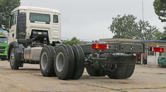 Ejes delanteros pesados blancos 290HP HF7/HF9 40Ton del camión del cargo del color SINOTRUK HOWO 6X4