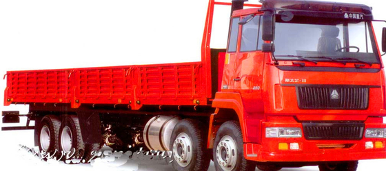 Color rojo del camión 8X4 del cargo de ZZ1316M4669V SINOTRUK STEYR y azul verde resistente