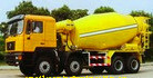 STEYR del diesel 8 x 4 camión 336hp del mezclador concreto de Sinotruk y 8 Cbm en color rojo