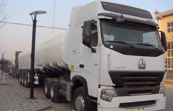 Ejes traseros del camión 6x4 25000L HC16 del depósito de gasolina de la dirección de ZF8098 ALEMANIA