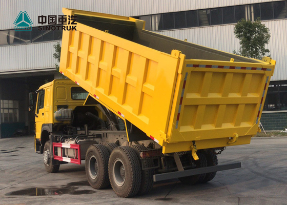 Hoja de alta resistencia 6 x 4 del camión volquete resistente 20CBM de SINOTRUK HOWO 371