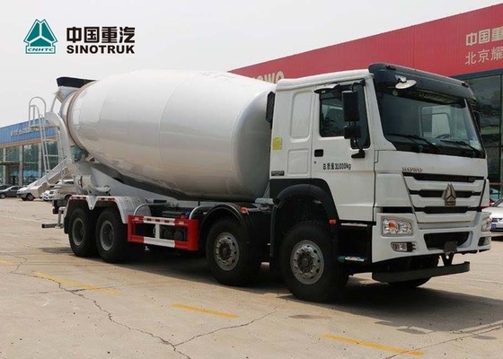 El camión durable 8X4 10CBM 12CBM 12 del mezclador concreto 371HP del EURO 2 de SINOTRUK HOWO rueda