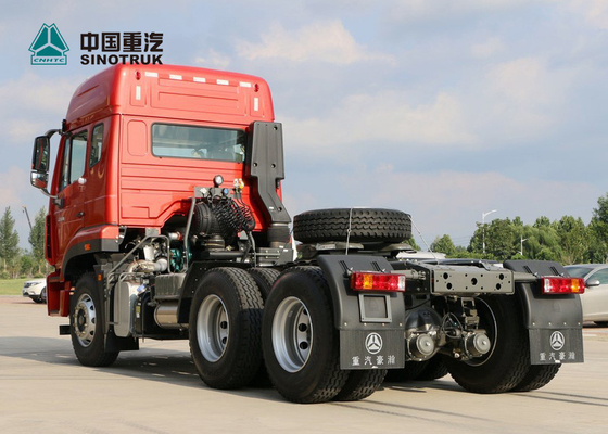 camión SINOTRUK HOHAN 371HP del motor de las ruedas 6X4 10 con los durmientes dobles