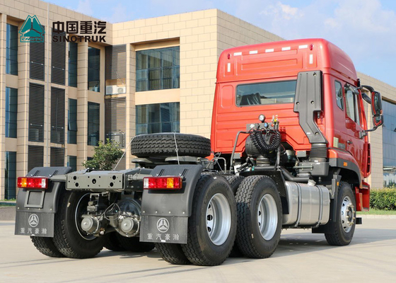 camión SINOTRUK HOHAN 371HP del motor de las ruedas 6X4 10 con los durmientes dobles