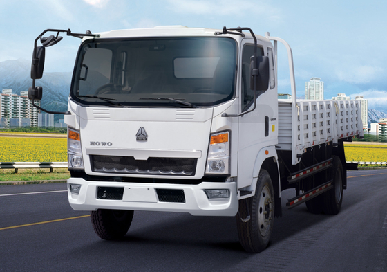 El anuncio publicitario de poca potencia de HOWO 4x2 acarrea el eje trasero del color 160hp 8.2t de Brown de la economía de combustible