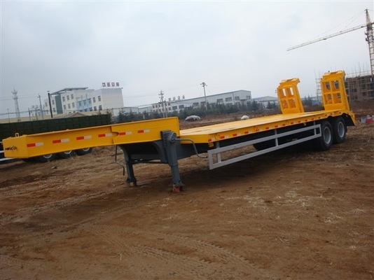 el 13000M 3 remolques resistentes 50-60T 12 de Alxes Lowbed semi cansa con 2 piernas