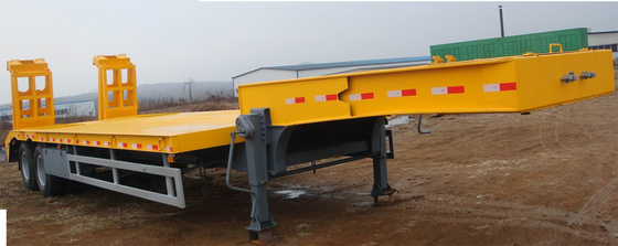 el 13000M 3 remolques resistentes 50-60T 12 de Alxes Lowbed semi cansa con 2 piernas