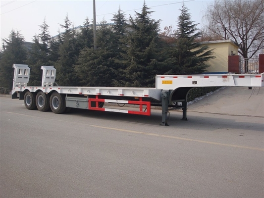 el 13000M 3 remolques resistentes 50-60T 12 de Alxes Lowbed semi cansa con 2 piernas